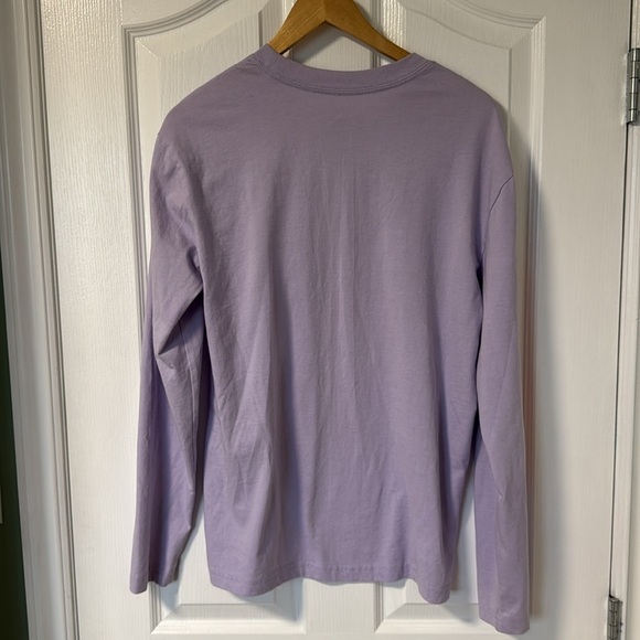 Womens size medium lilac purple with coral writing Disneyland Resort long sleeve - Picture 5 of 5